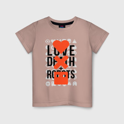 Детская футболка хлопок Love death robots LDR