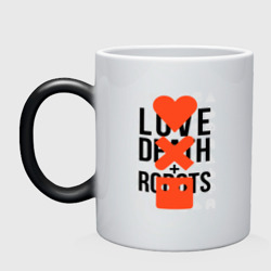 Кружка хамелеон Love death robots LDR