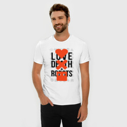 Мужская футболка хлопок Slim Love death robots LDR - фото 2
