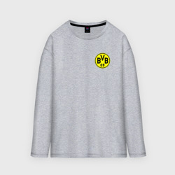 Мужской лонгслив oversize хлопок Borussia mini logo