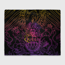 Плед 3D Queen gradient emblem