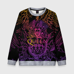 Детский свитшот 3D Queen gradient emblem