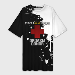 Платье-футболка 3D Brazzers orgasm donor