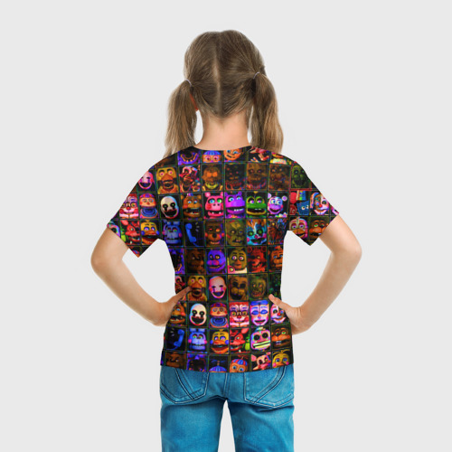 Детская футболка 3D Five Nights At Freddy's, цвет 3D печать - фото 6