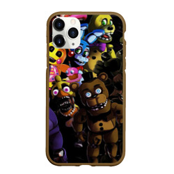 Чехол для iPhone 11 Pro Max матовый Five Nights At Freddy's