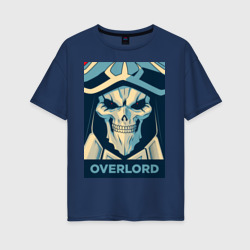 Женская футболка хлопок Oversize Obey the overlord