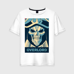 Женская футболка хлопок Oversize Obey the overlord