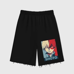 Женские шорты oversize футер хлопок Шото Тодороки
