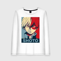 Женский лонгслив хлопок Шото Тодороки