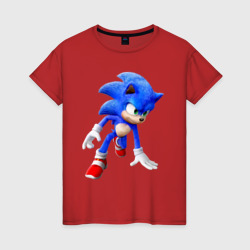 Женская футболка хлопок Sonic