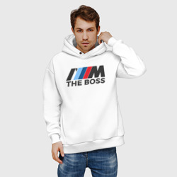 Мужское худи Oversize хлопок BMW the boss - фото 2