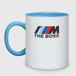 Кружка двухцветная BMW the boss