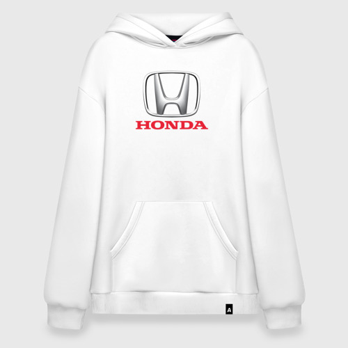 Худи SuperOversize хлопок Honda, цвет белый