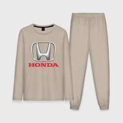 Мужская пижама с лонгсливом хлопок Honda