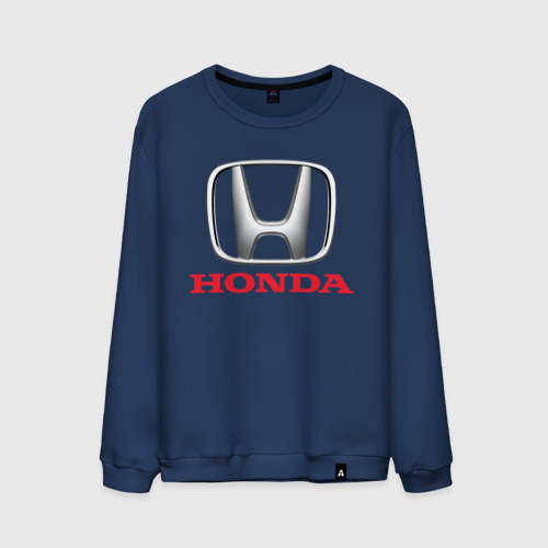 Мужской свитшот хлопок Honda, цвет темно-синий
