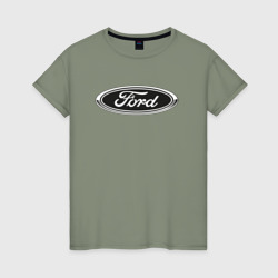 Женская футболка хлопок Ford Форд