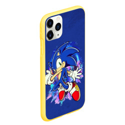 Чехол для iPhone 11 Pro Max матовый Sonic - фото 2