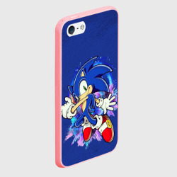 Чехол для iPhone 5/5S матовый Sonic - фото 2