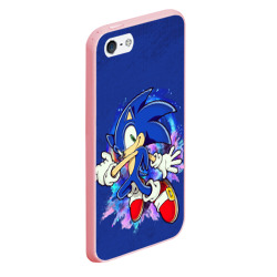 Чехол для iPhone 5/5S матовый Sonic - фото 2