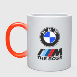 Кружка хамелеон BMW boss БМВ босс