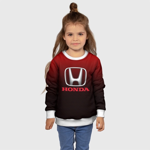 Детский свитшот 3D Honda big logo, цвет 3D печать - фото 7