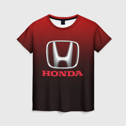 Женская футболка 3D Honda big logo