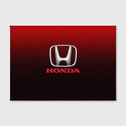 Холст прямоугольный Honda big logo, цвет 3D печать - фото 2