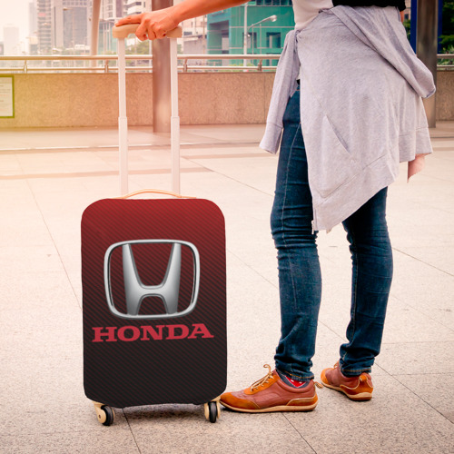 Чехол для чемодана 3D Honda big logo, цвет 3D печать - фото 4