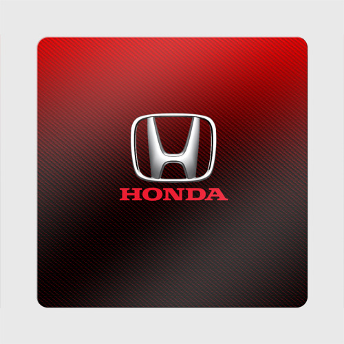 Магнит виниловый Квадрат Honda big logo