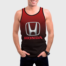 Мужская майка 3D Honda big logo - фото 2