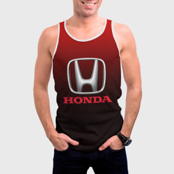 Мужская майка 3D Honda big logo - фото 2