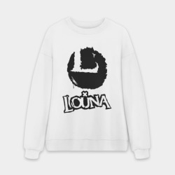 Мужской свитшот oversize без начеса хлопок Louna