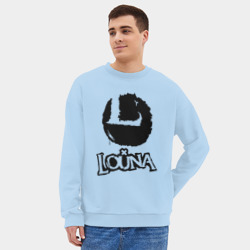 Мужской свитшот oversize без начеса хлопок Louna - фото 2