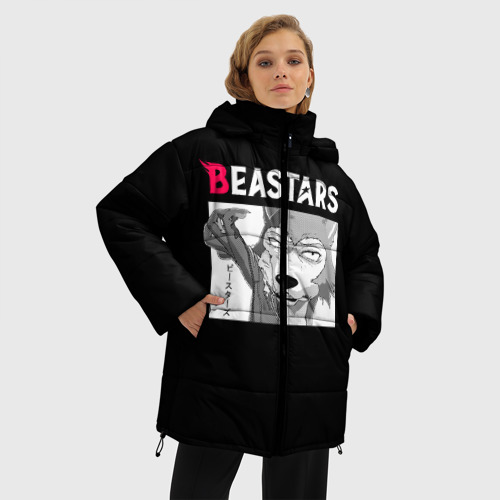 Женская зимняя куртка Oversize Beastars, Legosi, цвет светло-серый - фото 3