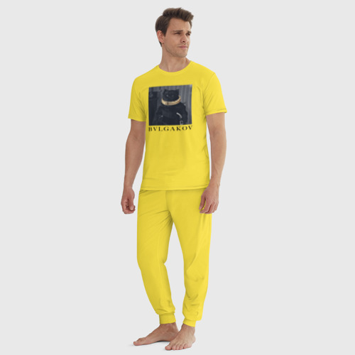 Мужская пижама хлопок BVLGAKOV, цвет желтый - фото 5