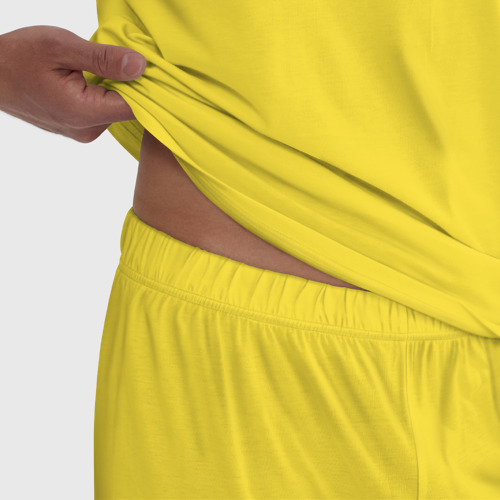 Мужская пижама хлопок BVLGAKOV, цвет желтый - фото 6