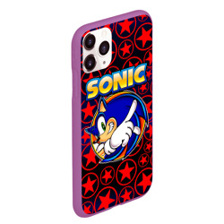 Чехол для iPhone 11 Pro Max матовый Sonic - фото 2