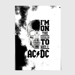 Постер I'm on the highway to hell AC/DC