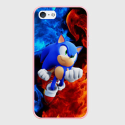 Чехол для iPhone 5/5S матовый Sonic