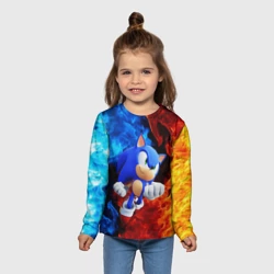 Детский лонгслив 3D Sonic - фото 2