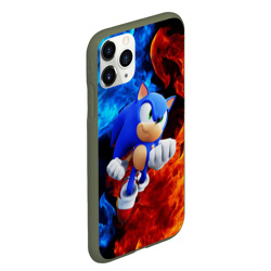 Чехол для iPhone 11 Pro Max матовый Sonic - фото 2