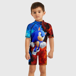 Детский купальный костюм 3D Sonic - фото 2