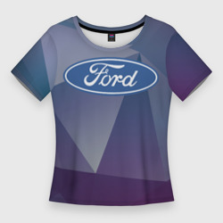Приталенная футболка 3D Ford | Форд (Женская)