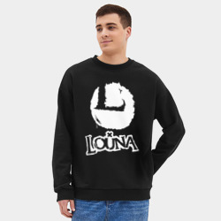 Мужской свитшот oversize без начеса хлопок Louna - фото 2