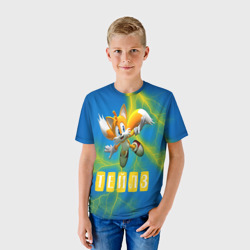 Детская футболка 3D Sonic - Майлз Тейлз - фото 2