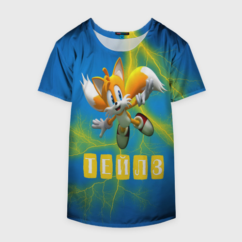 Накидка на куртку 3D Sonic - Майлз Тейлз, цвет 3D печать - фото 4