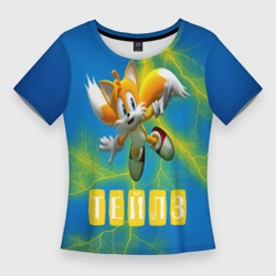 Женская футболка 3D Slim Sonic - Майлз Тейлз