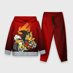 Детский костюм с толстовкой 3D Ёж Шедоу