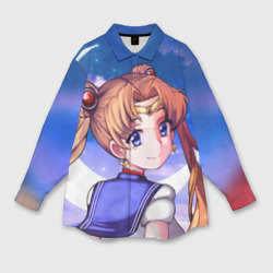 Мужская рубашка oversize 3D Sailor moon