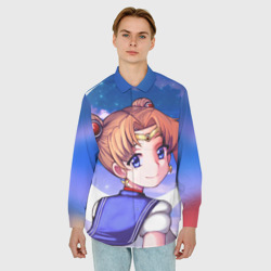 Мужская рубашка oversize 3D Sailor moon - фото 2